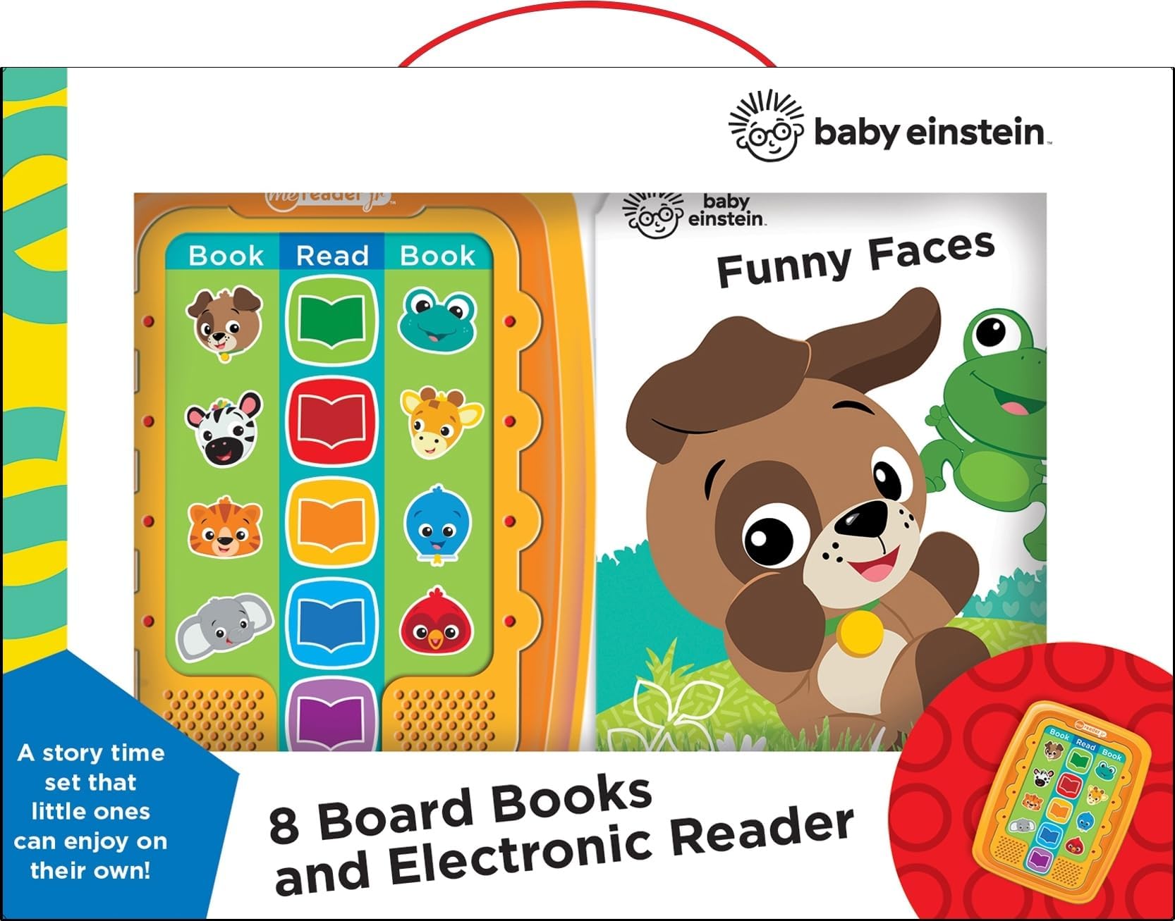 PI Kids Baby Einstein Electronic Me Reader Jr. 8 Sound Book Library