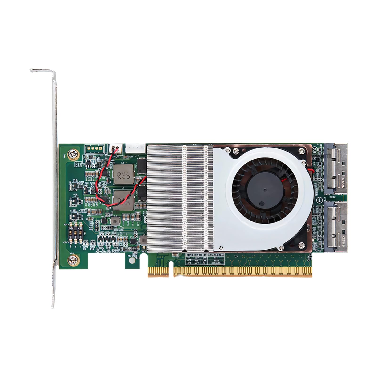 Scheda Retimer PCIe 5.0 X16/Scheda grafica PCIe5.0 Retimer 16X 8X Video GPU Hard Disk Espansione Esterna Velocità Veloce