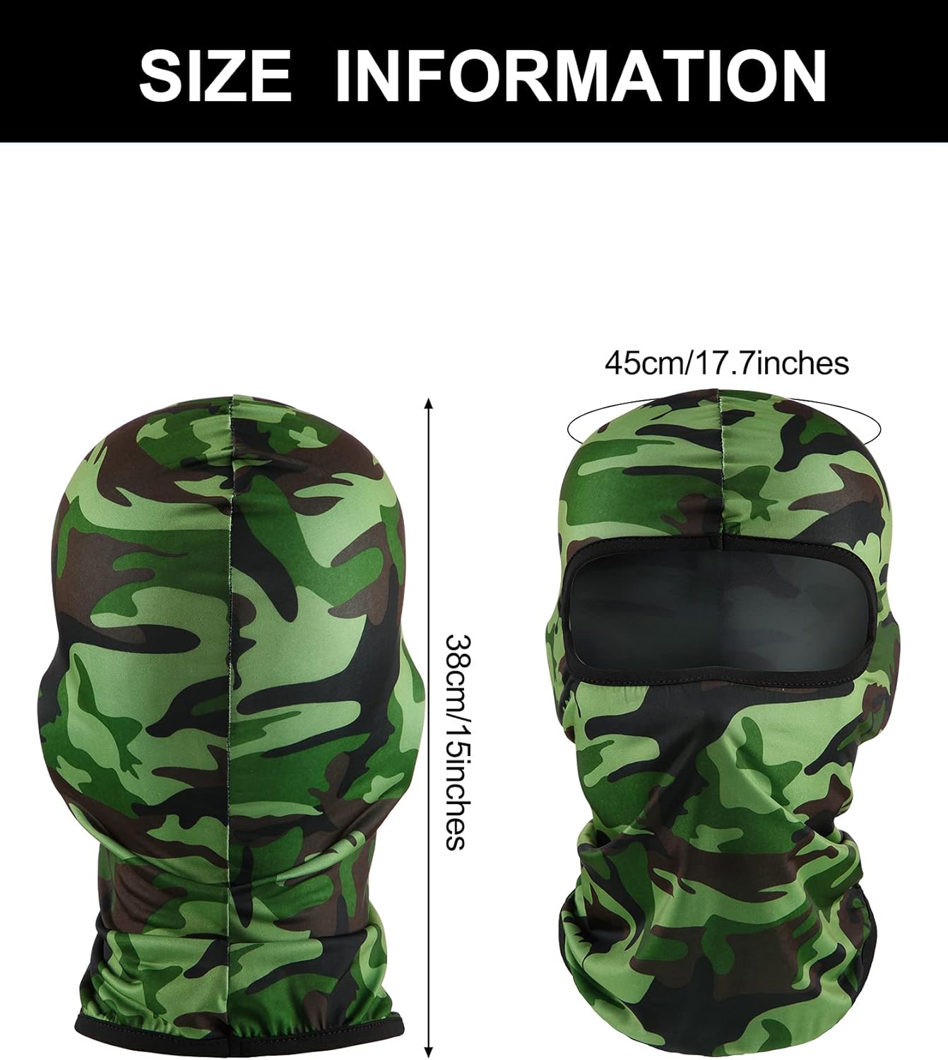 SATINIOR 8 Pcs Ski Balaclava Face Cover Winter Face Mask Windproof UV Protection Outdoor Balaclava for Men Women - Image 3