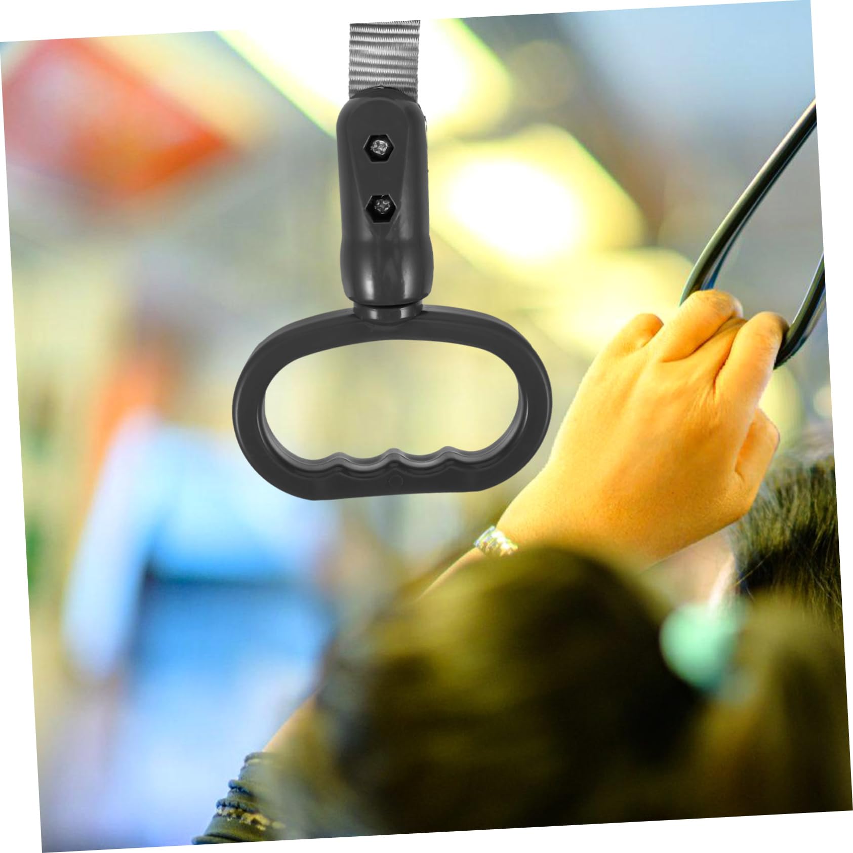 Mikinona Bus Handle Ring Replacement for Subway and Car Non Slip Assist Handle for Elderly Vehicle Durable and Elegant Design Enhances Vehicle Aesthetic Safety and Style Combined