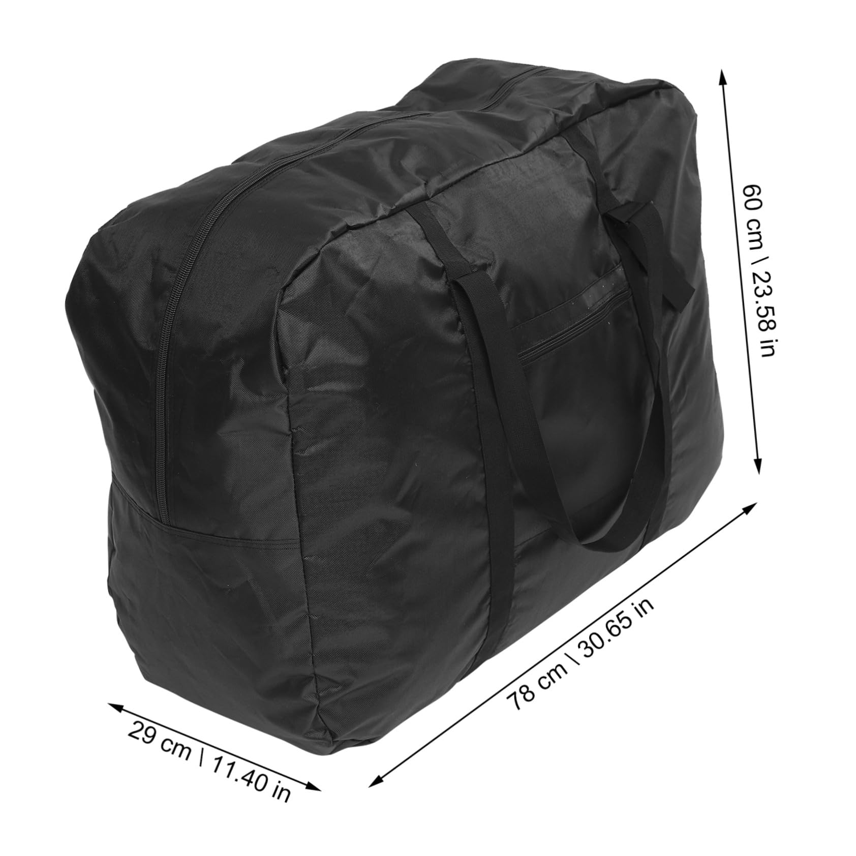 GANAZONO Borsa Pieghevole per Bicicletta Portatile Copertura Resistente Antigraffio per Trasporto e Protezione Bici Pieghevoli Adatta per Manubrio Portapacchi e Spalle Facile da Pulire