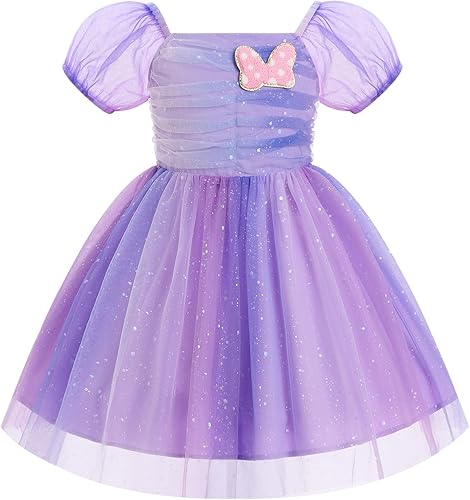 Toddler Girls Birthday Party Dress Sparkly Mesh Embroidery Tutu Dress Cake Crush
