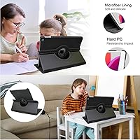 Vista 4 de Funda para iPad de 10ª generación de 10.9 pulgadas 2022 Número de modelo: A2696 A2757 A2777-Funda protectora giratoria de 360 grados con apagado