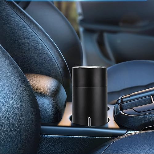 Miniatura 3 de Car Diffuser Usb Mini Humidifier,Usb 3 Gears Adjustable Automatic Induction Portable therapy Humidifier With Colorful Light (Gray)