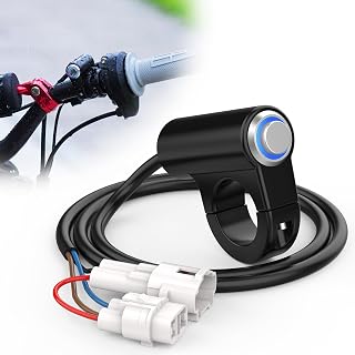 Headlight On/Off Switch Fit for Surron Light Bee, Water-Resistant Handlebar Light Switch for Sur Ron Parts Accessories Talaria, Plug and Play