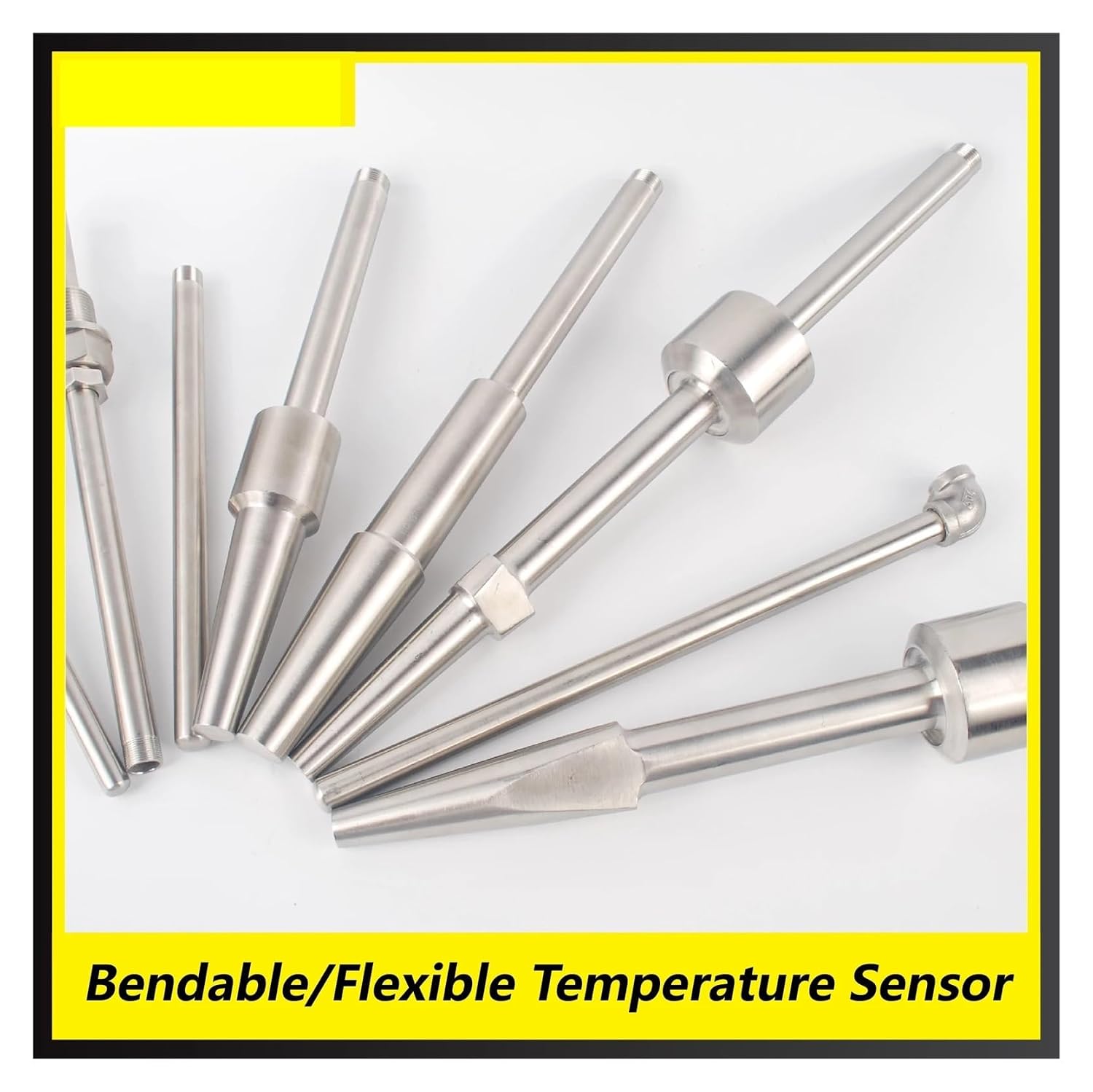 WRNK-131 WZP-131 Bendable Armored K Thermocouple Sensor Spring Loaded High Temperature Stainless Steel Flexible Probe