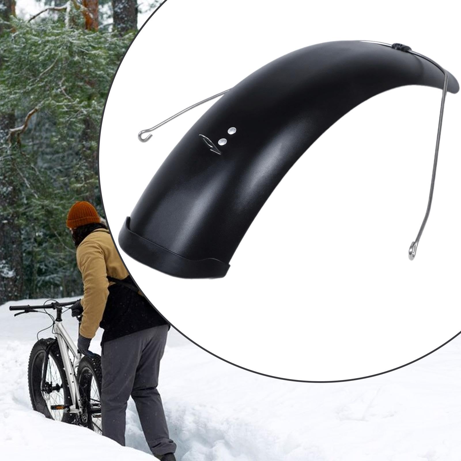 F Fityle Parafango Bici, Parafango per Bici Equitazione, Parafanghi MTB Anteriore e Posteriore per Esterni Robusto e Pratico Parafango per Bicicletta Parafango per Bicicletta per 20 Pollici x 5,0