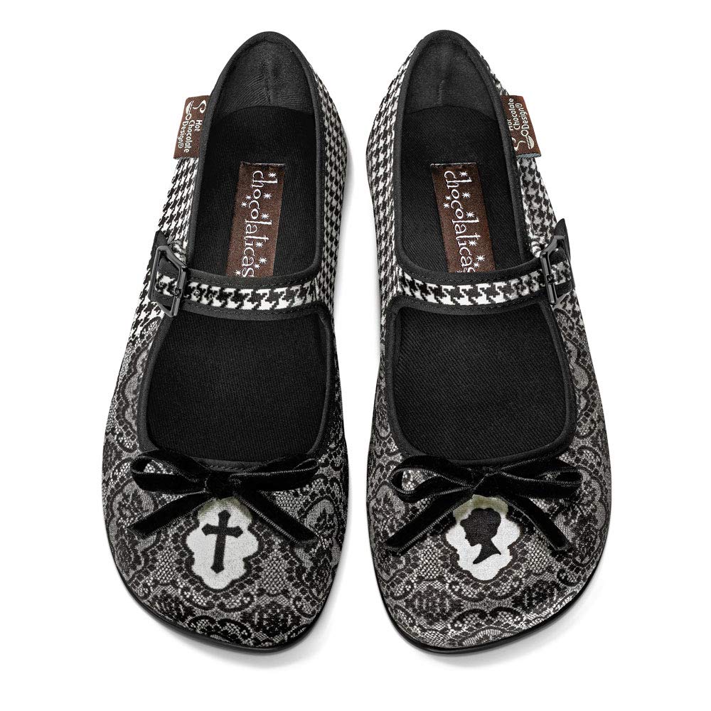 Hot Chocolate Design Chocolaticas Funky Canvas Women's Mary Jane Flat Shoes — view 14