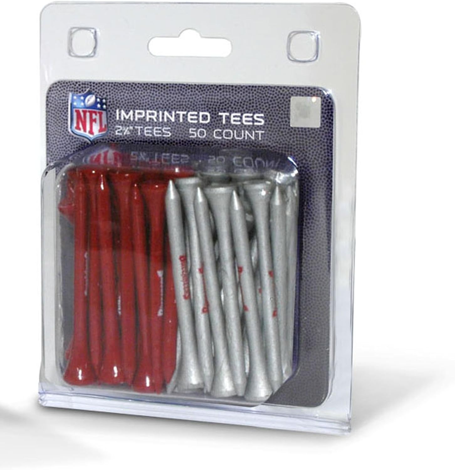 Team Golf NFL New York Giants Pack of 50 Golf Tees 2-3/4" Golf Tees, 50 Pack, Regulation Size, Multi Team Colors