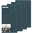Muddy Mat® Original Dog Door Mat for Muddy Paws, Super Absorbent Microfiber, Non-Slip Washable Pet Rug, Quick Dry Chenille Entryway Carpet, Machine Washable Indoor Outdoor mat, Dark Purple 24"x60"