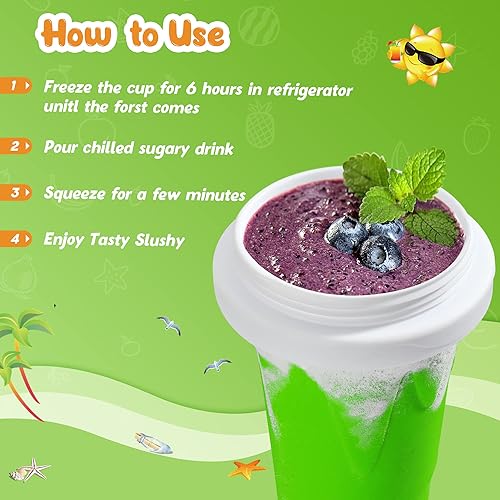 Miniatura 3 de RELPOM Taza para granizados, divertidas tazas para hacer granizados, artículos geniales, cosas, gadgets, rellenos para calcetines navideños, regalos