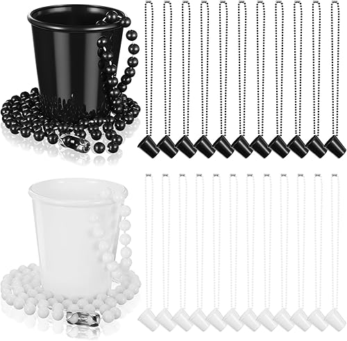 Miniatura 7 de 24 piezas de chupito en collar de cuentas, accesorios de graduación, mini vasos de plástico desechables para fiesta de graduación, accesorios de