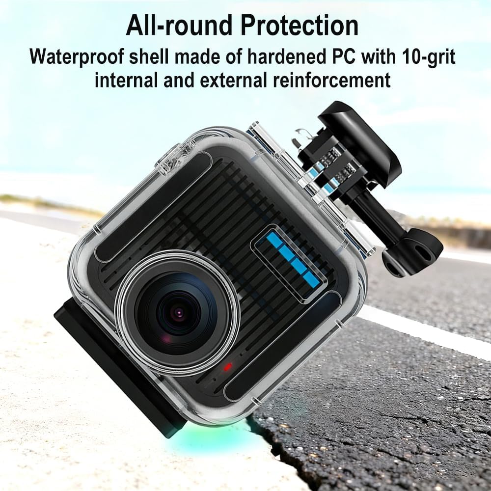 Waterproof Case for GoPro MAX2 Camera,50M/164FT Underwater Diving Housing Protective Shell for GoPro Max 2 360 Accessories (Not Compatible with MAX 360 2019/MAX 360 2025)