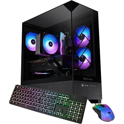 iBUYPOWER Element SE Gaming PC Desktop Computer Intel Core i5 14400F CPU, NVIDIA GeForce RTX 5050 8GB GPU, 16GB DDR5 RGB 5200MHz RAM, 1TB NVMe SSD, Windows 11 Home, Gamer Keyboard, Mouse - ESI5N5501