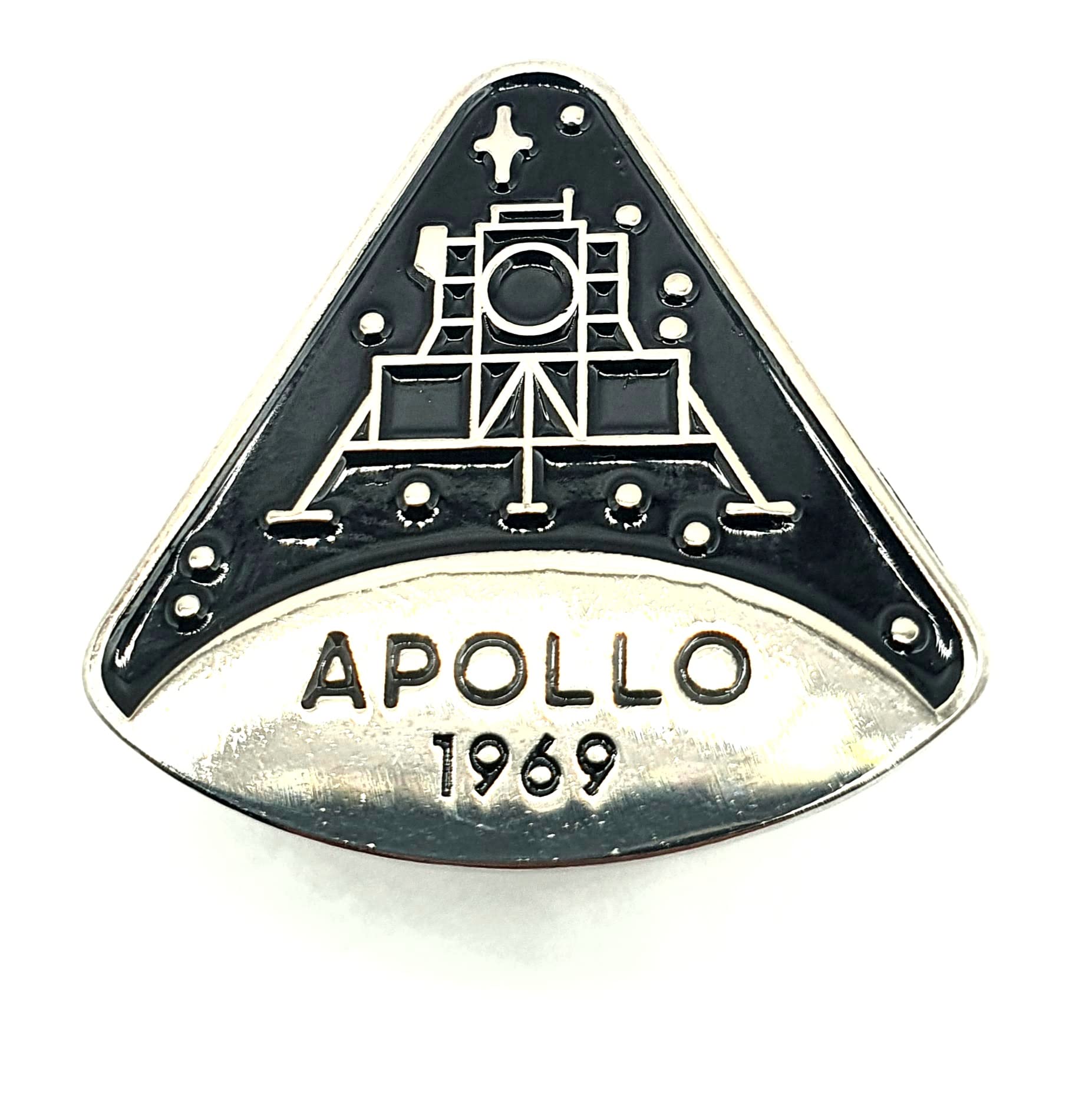SNS Components Apollo 11 Lunar Landing 1969 Metal Enamel Pin Badge