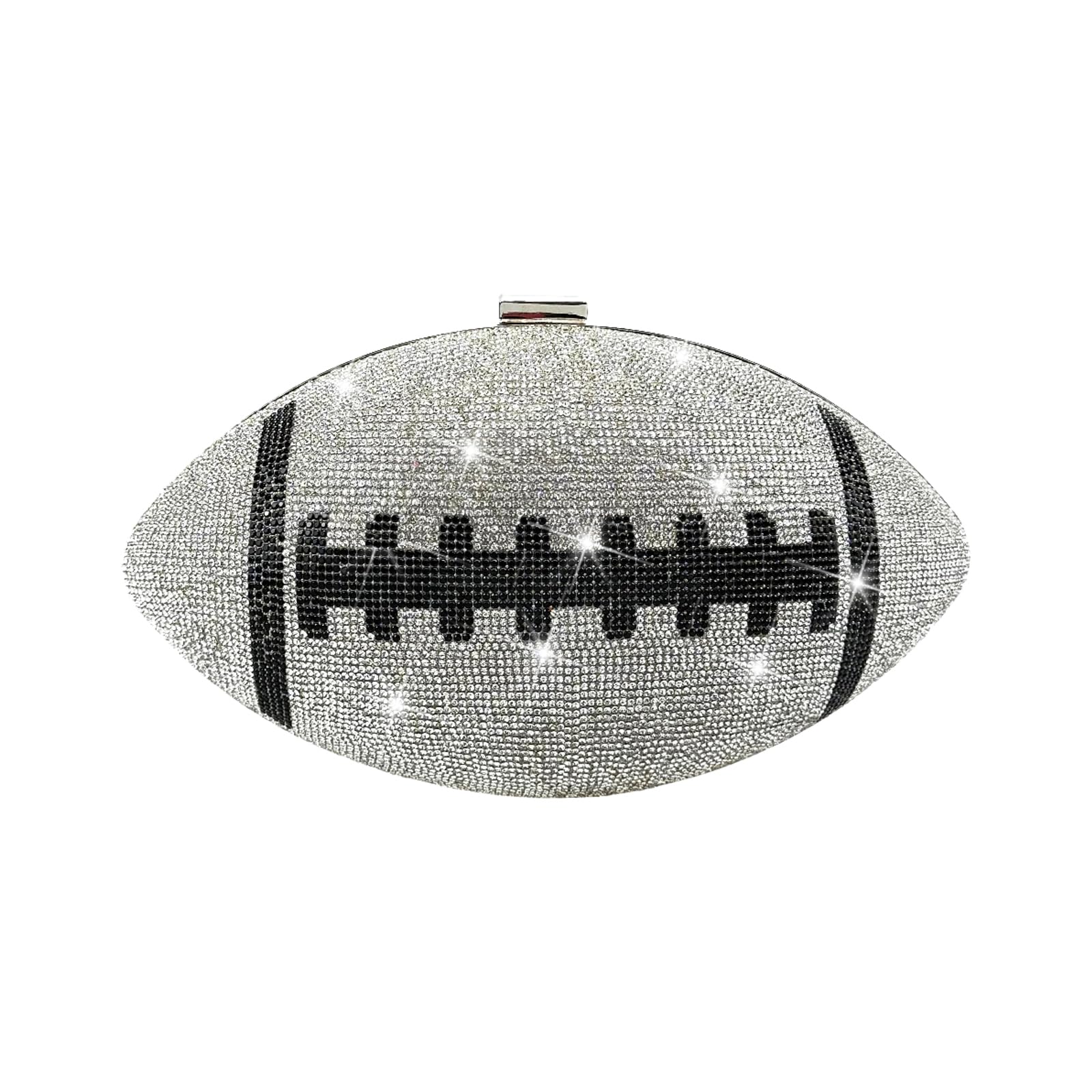 ARTLUXE Football Clutch Purse with Rhinestone Bling Ball Play Purse for Women