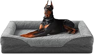 Amazon.com : INVENHO Orthopedic Extra Large Dog Bed, XXL Waterproof Egg