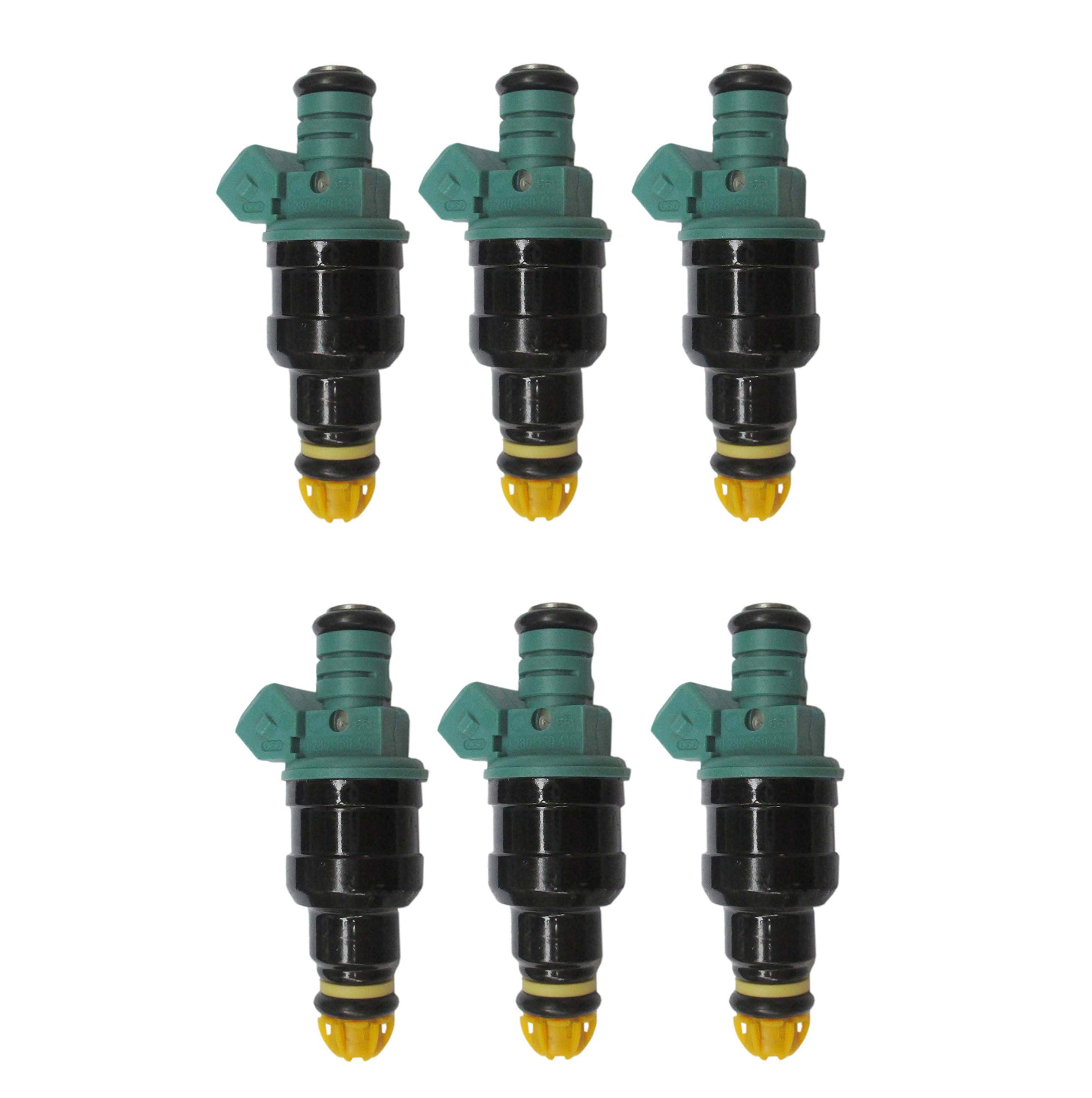 Amazon.com: FJ292, 852-12119 6x Fuel Injector 0280150415 For For 