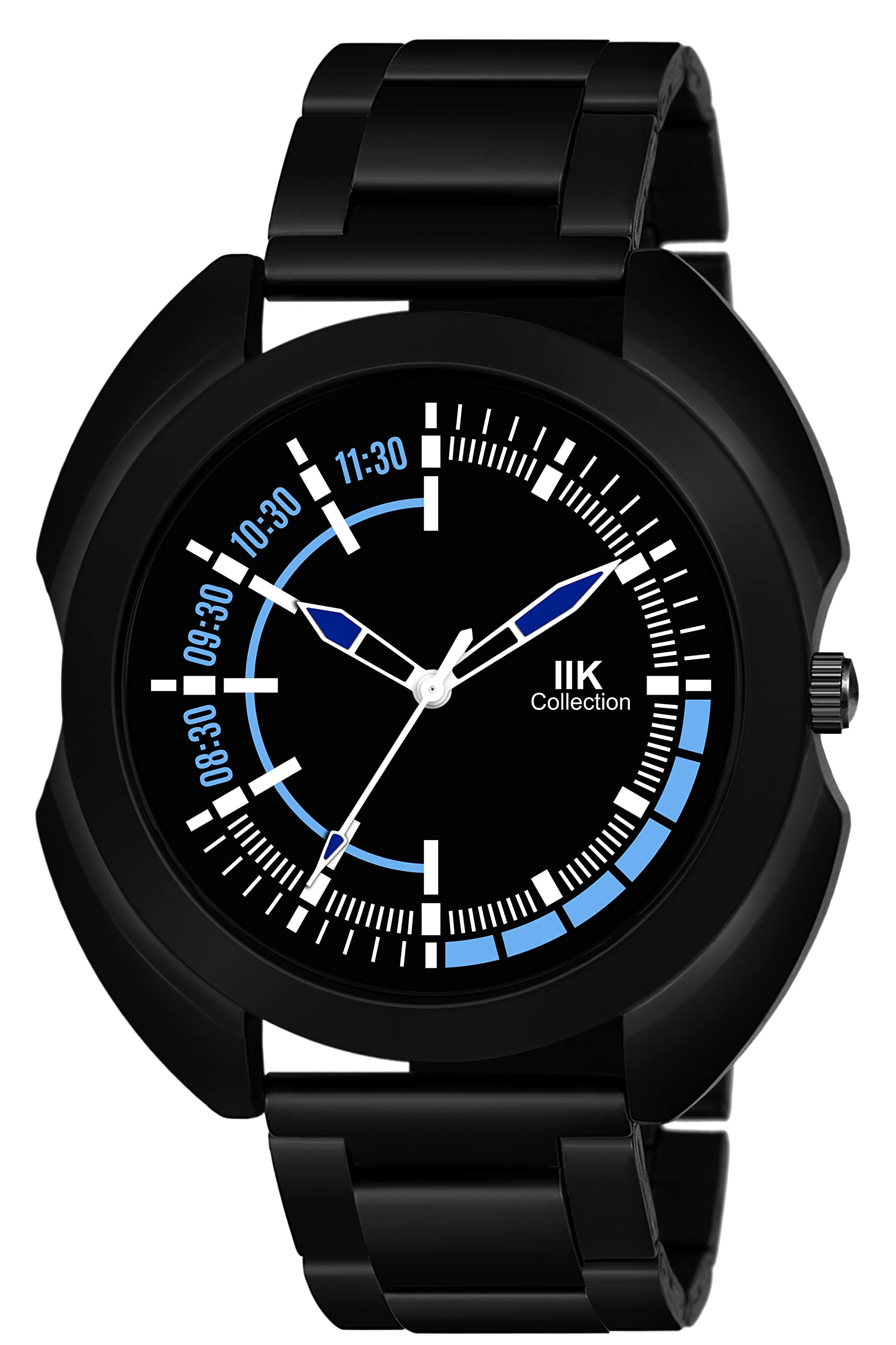 IIK COLLECTION Round Classic Dial Metalic Bracelet Chain Strap Analogue Wrist Watch for Men and Boys (B0B3J3DFW5) Amazon Price History, Amazon Price Tracker