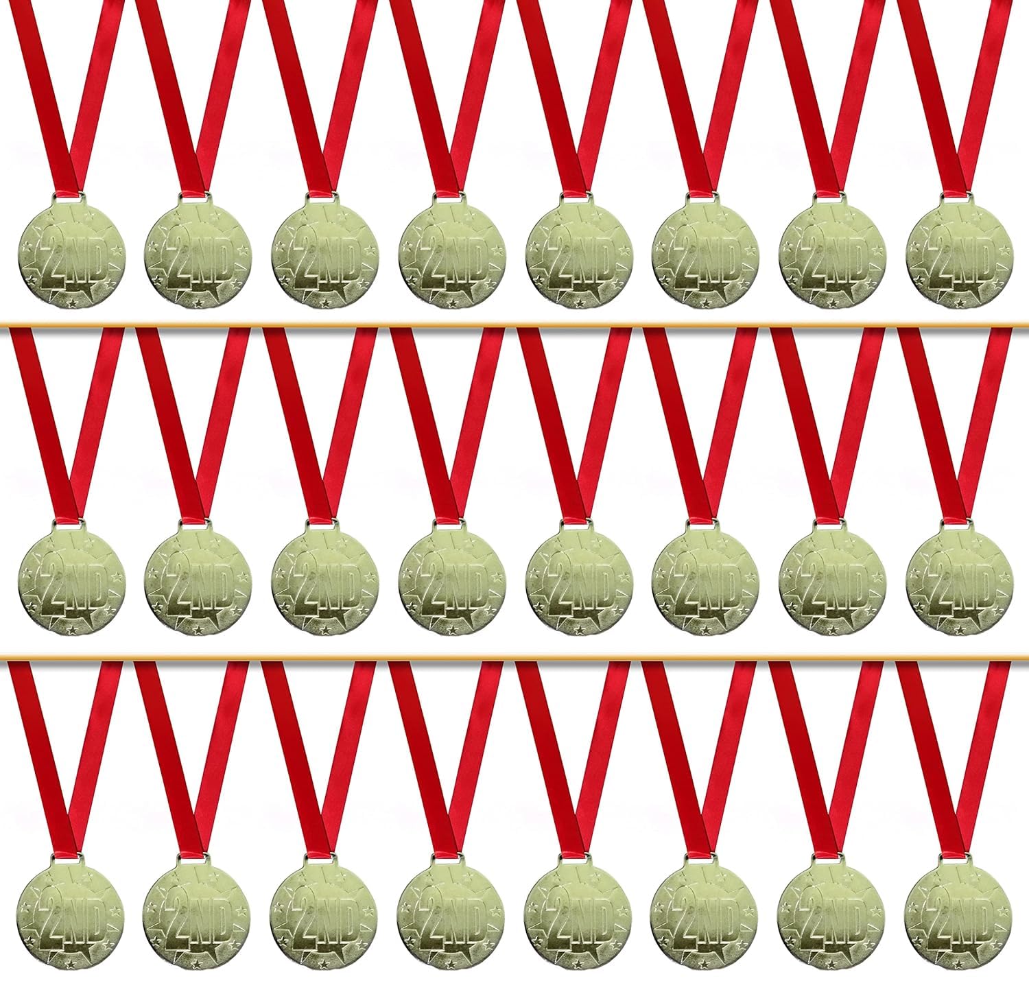 M N Traders 1st, 2nd, 3rd Designe Medals for Sport Copetetion Medals/Functions Medals/Throw Ball Medal/Cricket Medals/Volley Ball Medals (9 Medals with Ribbon, Silver)