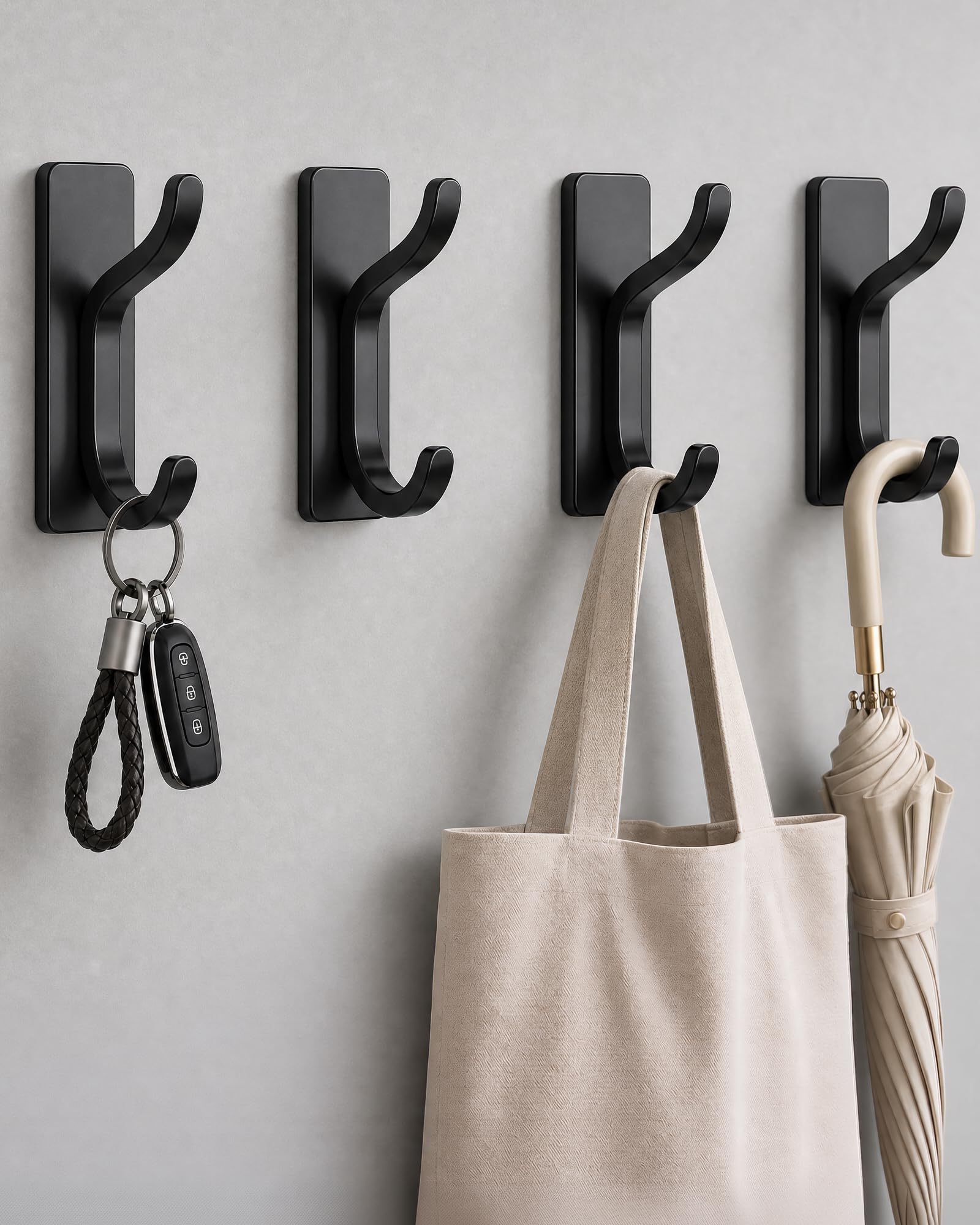 KIDEE Self Adhesive Hooks, Extra Sticky and Strong, Hanging up to 6KG