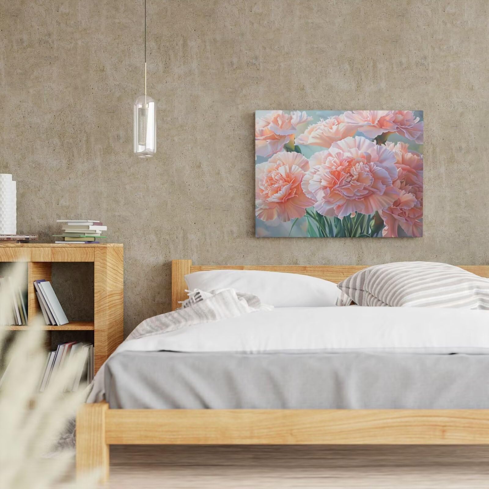Malen-nach-Zahlen-Set für Erwachsene, Malen nach Zahlen, Blume, Acryl, Farbe nach Zahlen für Erwachsene/Anfänger, Ölgemälde, Basteln für Heimdekoration, 90 x 70 cm, ohne Rahmen) MK210
