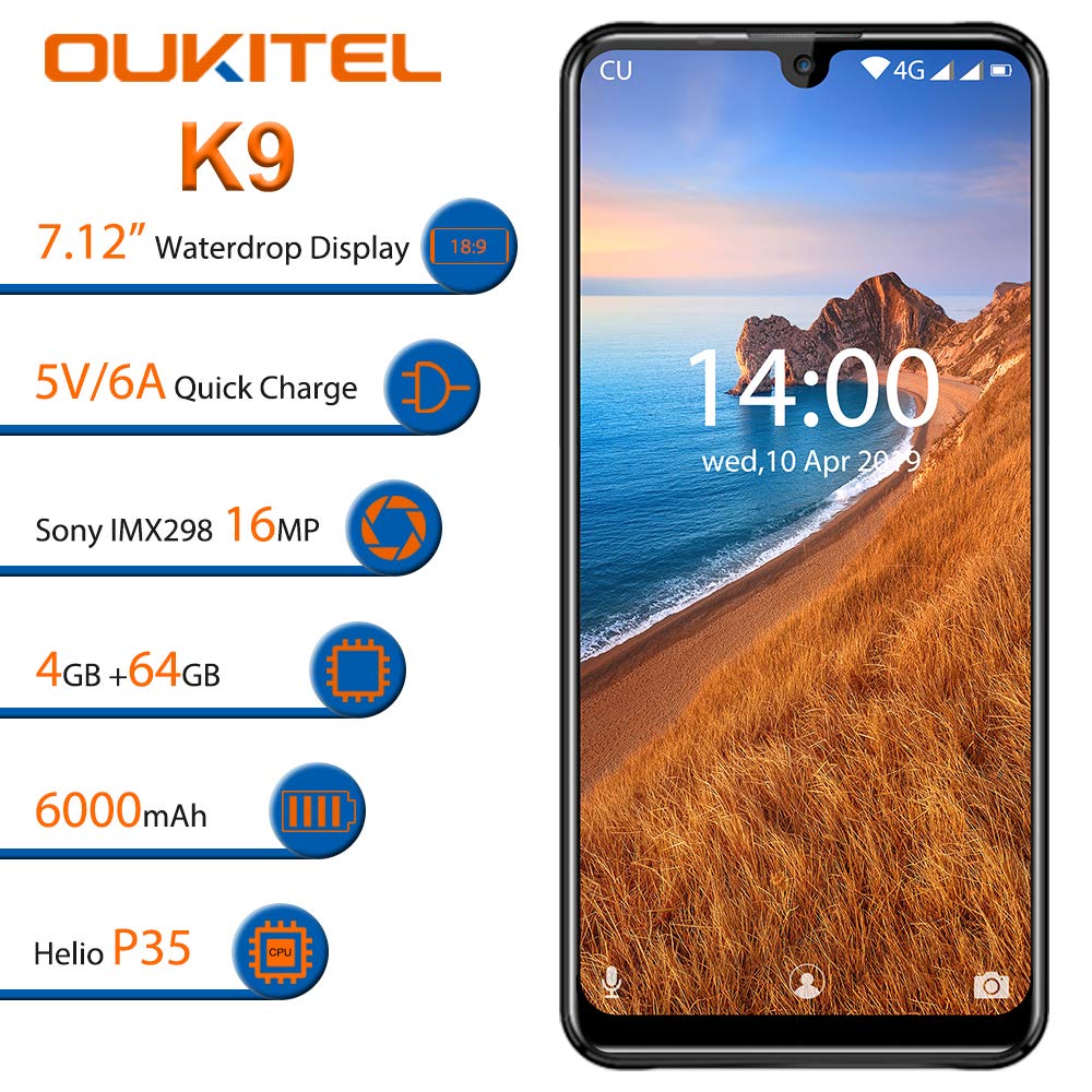Amazon.com: OUKITEL K9 - Teléfonos celulares desbloqueados de 7.12