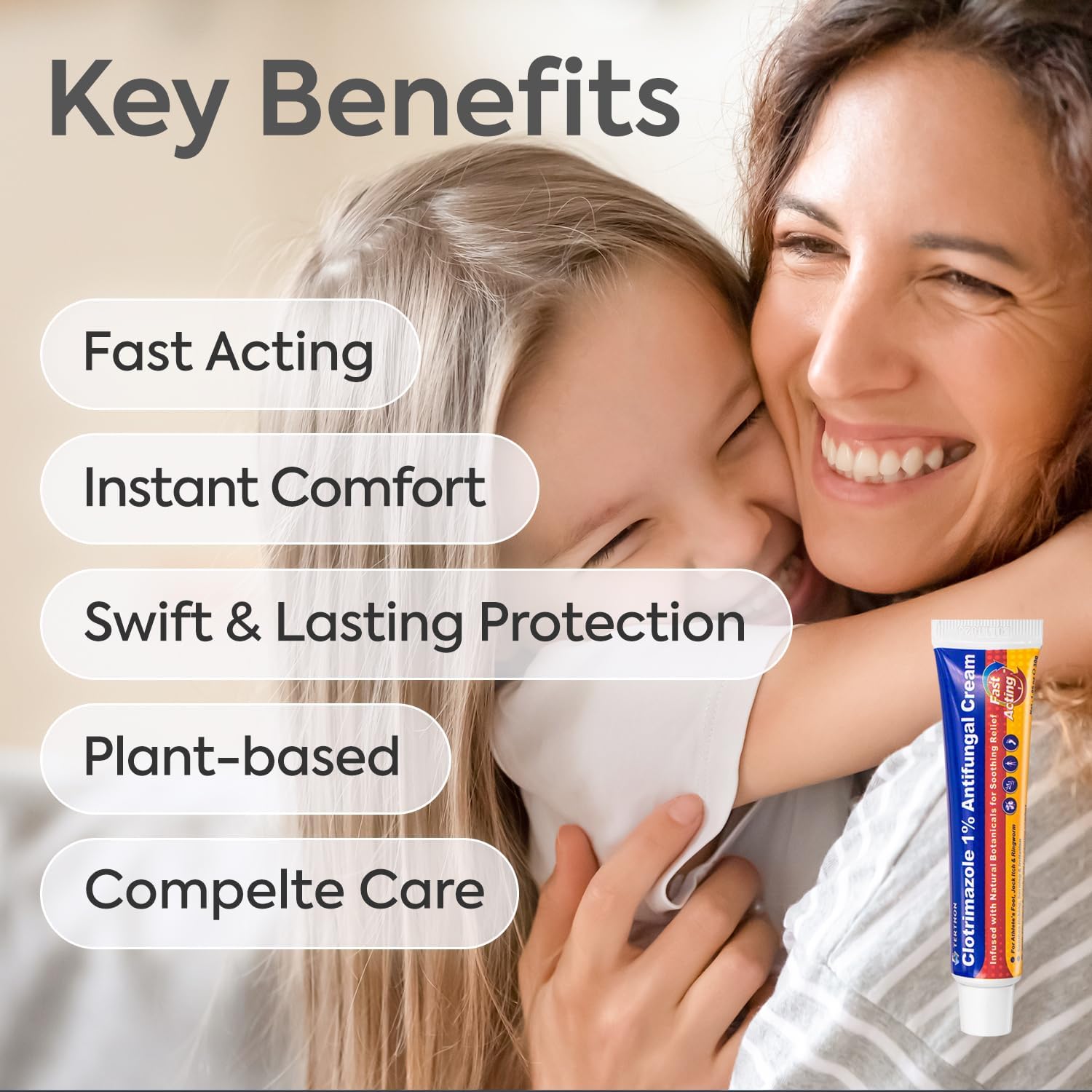 Clotrimazole Antifungal Cream Treatment: Max Strength for Athlete's Foot, Jock Itch, Ringworm & Yeast Infection - Fast Acting Itch Relief for Feet, Groin & Skin - 30g - Image 4