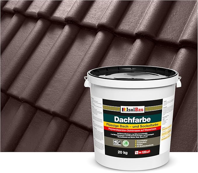 Vernice Per Tetti LEVEL+ Super Flex UV - Rosso Mattone, 7kg, Polimerica Elastica, Con Rullo In Omaggio - Foto 12