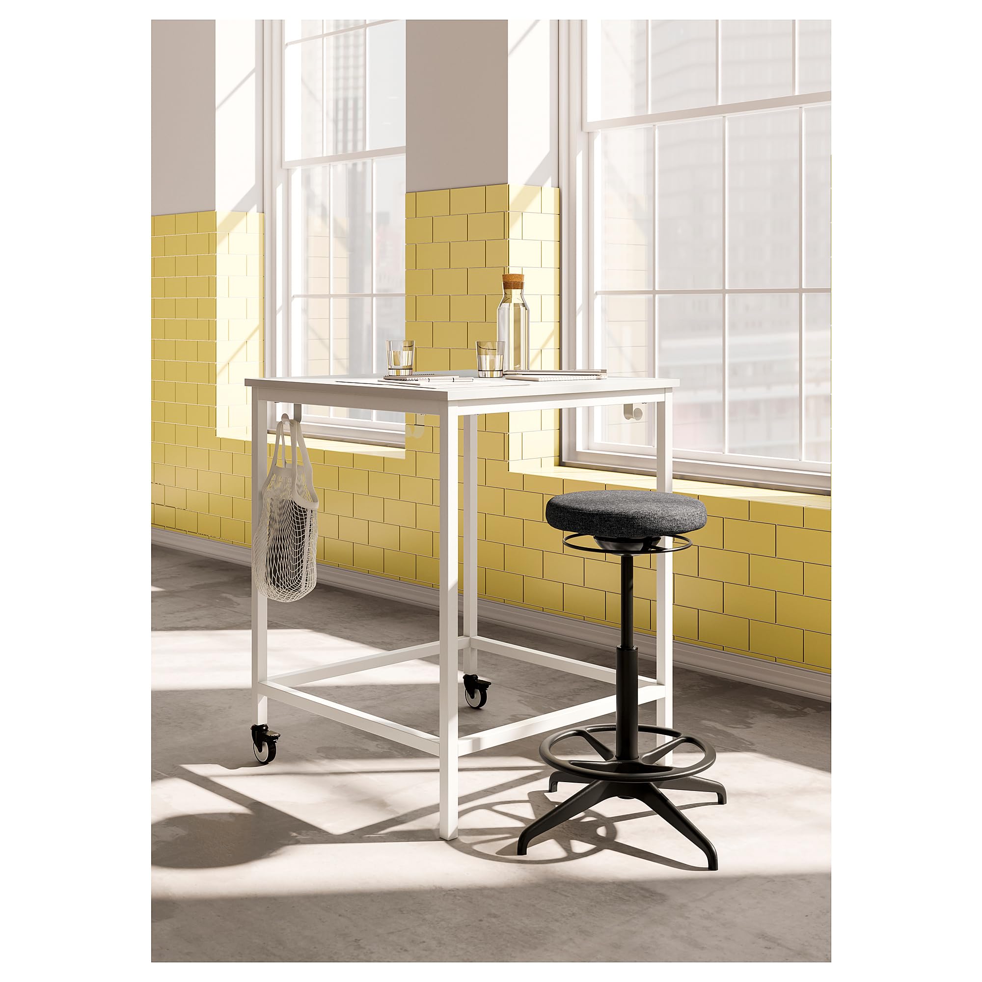 Ikea LIDKULLEN Active Sit/Stand Support Dark Grey : Amazon.com.be