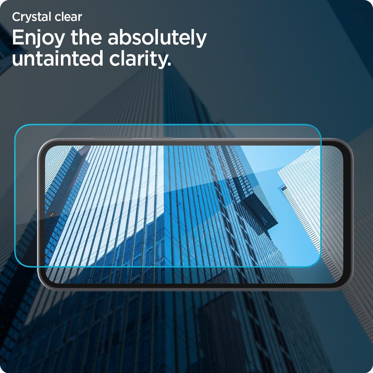 Spigen Tempered Glass Screen Protector [GlasTR AlignMaster] designed for Galaxy S23 FE - 2 Pack