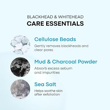 TONYMOLY Tako Pore Blackhead Remover Scrub Stick Charcoal & Dead Sea Salt Exfoliator for Blackheads, Whiteheads, Pore Cleansing & Oil Control, 0.8 oz