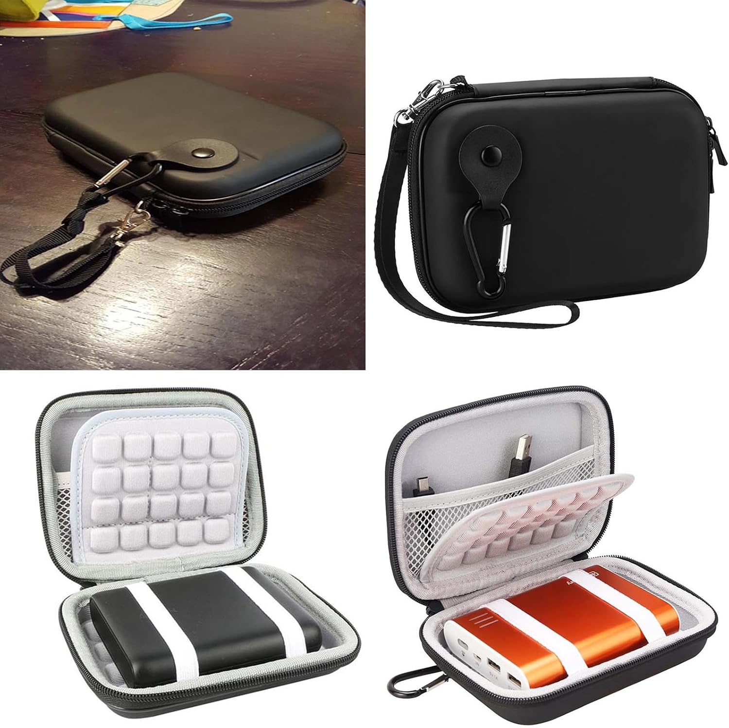 Durability Hard Disk Protective Bag, Small External Hard Disk Holder, Drives Case Travel Case for Digital Accessories External Protective Covers image 2