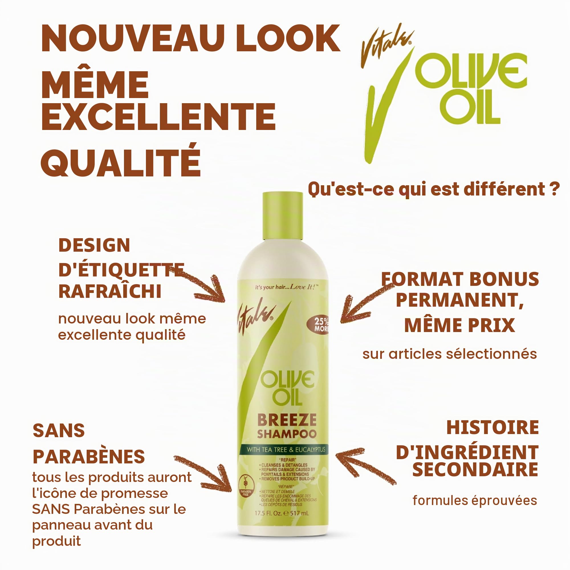 Vitale Pro Mayonnaise capillaire à l'huile d'olive 853 g