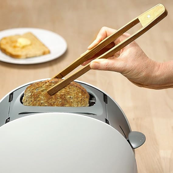 Bamboo Toast Tongs Amazon.co.uk Home & Kitchen