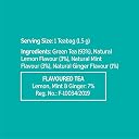 TE-A-ME Green Tea Bags 25 pcs - Mint Lemon Ginger| Ginger, Mint & Lemon Green Tea Bags gallery image