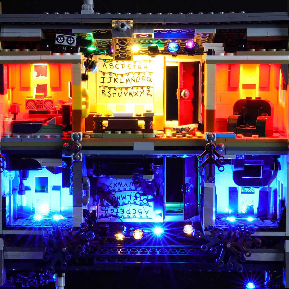 GEAMENT Kit de Luces LED Compatible con Mundo del Revés (The Upside Down) - Compatible con LEGO 75810 (Juego Modelo no Incluido)