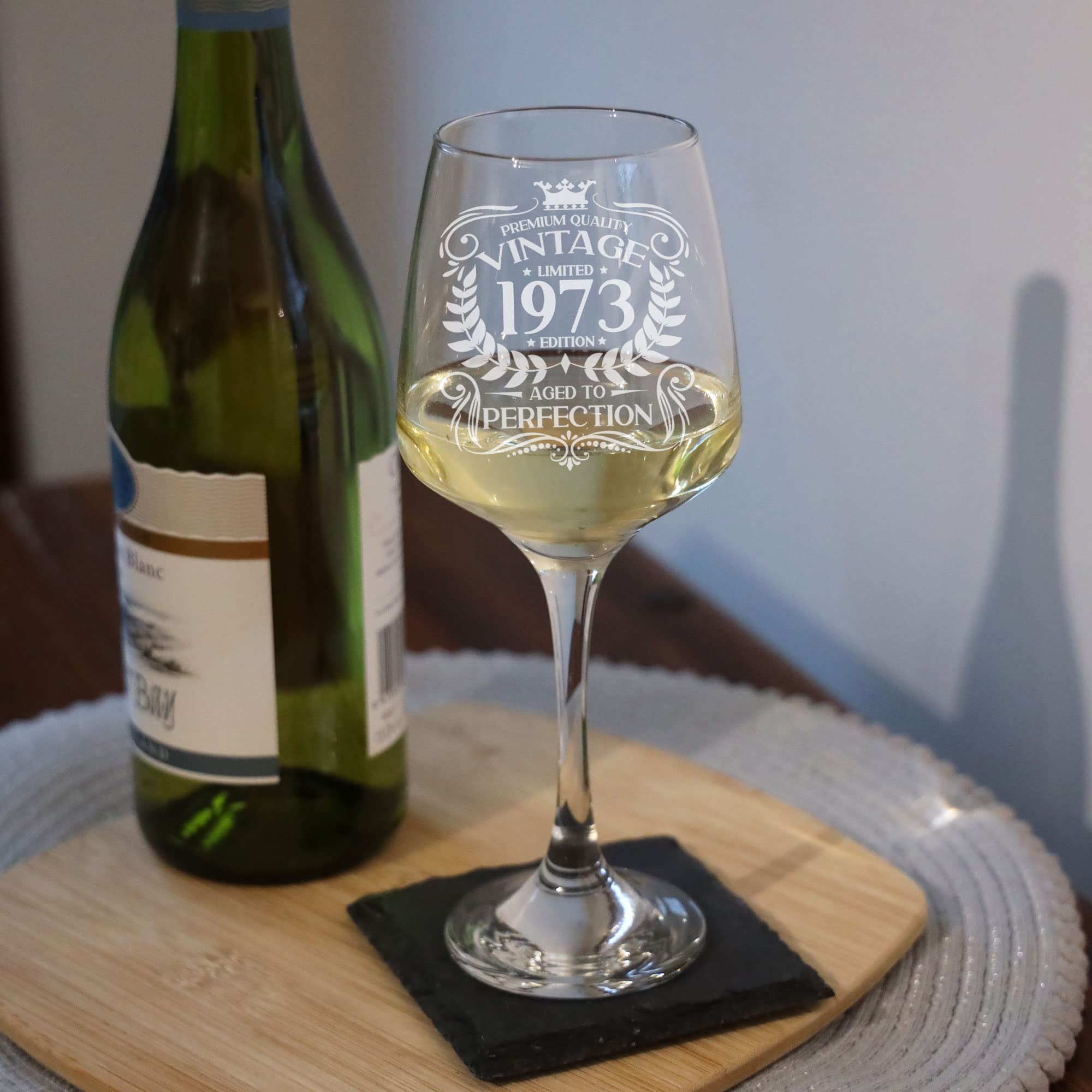 53rd Birthday Wine Glass - Vintage 1973 Gift -9