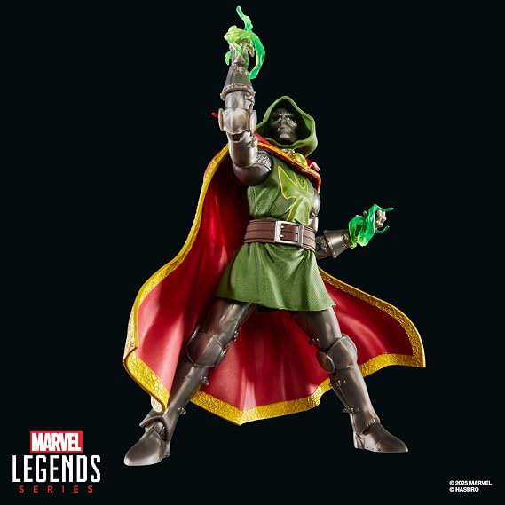 Marvel Legends Series Emperor Doom, Fantastic Four Comics Collectible 6-Inch Scale Action Figure | Marvel Legends Fantastic Four 6 Inch Action Figure - Emperor Doom