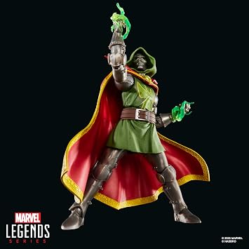 Marvel Legends Series Emperor Doom, Fantastic Four Comics Collectible 6-Inch Scale Action Figure | Marvel Legends Fantastic Four 6 Inch Action Figure - Emperor Doom