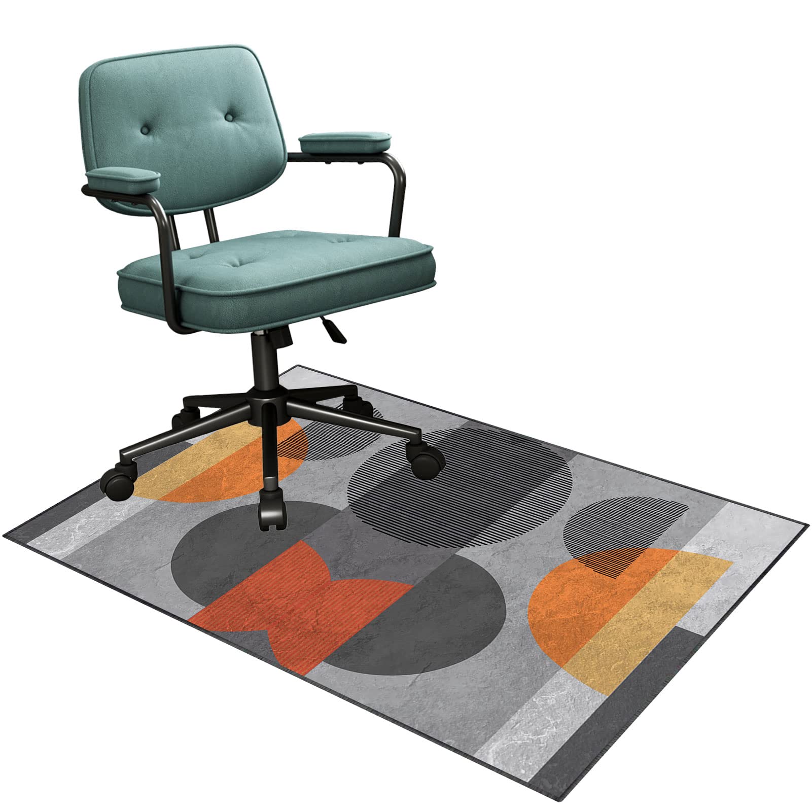 EYZO Chair Mat For Carpeted Floor, Office Chair Mat, Gaming Chair Mat, Multi-Purpose Carpet Protector, Desk Chair For Carpeted And Hardwood Floor, Protects Floors Floor Mat, 120 × 140 cm Rug