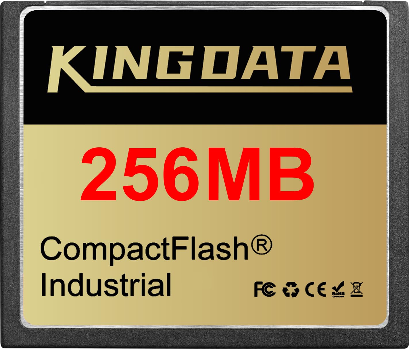 Industrial Compact Flash Memory Card 256MB FAT16 Type I for Industrial Equipment Vintage Digital Cameras
