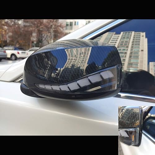 Miniatura 4 de Espejos de vista lateral Indicador de luz intermitente secuencial dinámico LED luz de señal de giro para Infiniti Q50 Q60 Q70 QX30 QX50 QX60 QX70,