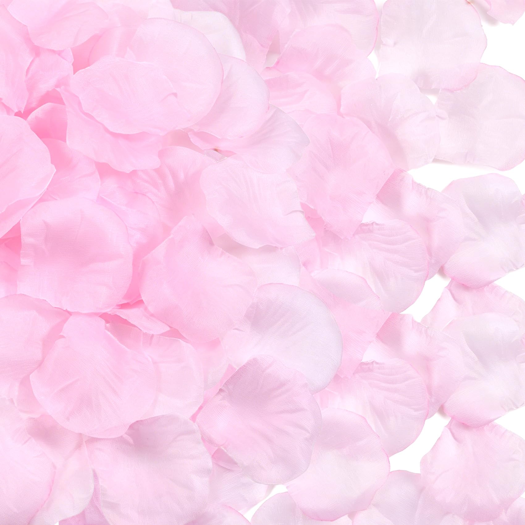 Winsyison 100pcs Flower Petals for Weddings, Fake Pink Rose Petal Fabric Flowers, Romantic Artificial Flowers for Women Parties Proposal Anniversary