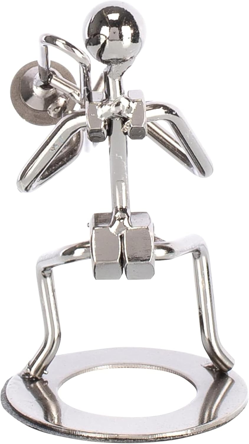 Broadway Gift Trombone Player Silver Tone Metal Musician Tabletop Figurine image 4