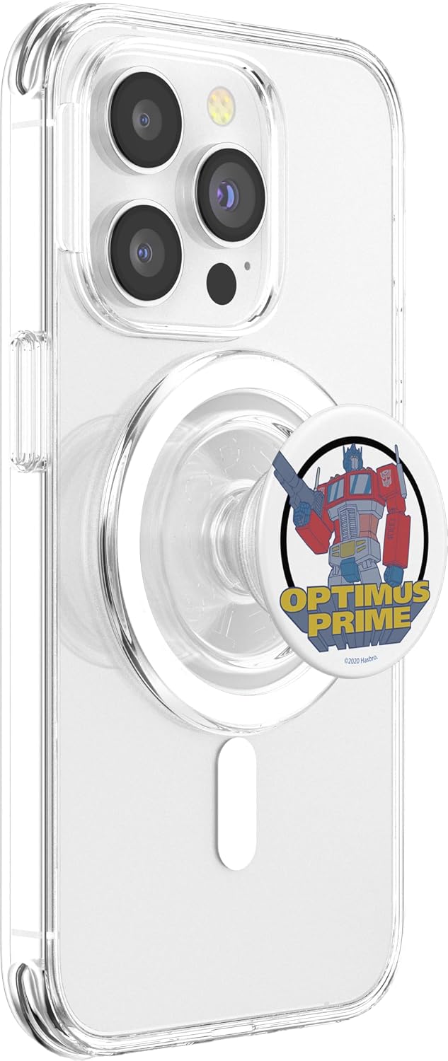 Transformer Optimus Prime Portrait PopSockets MagSafe PopGrip for iPhone