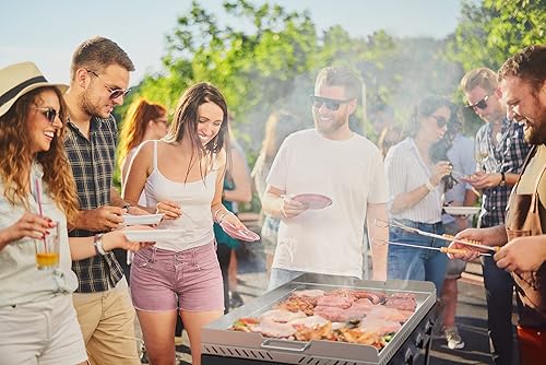 Miniatura 7 de Stanbroil Parrilla de gas de acero inoxidable de 36 pulgadas de repuesto para parrilla de gas Blackstone de 4 quemadores, parrilla superior plana