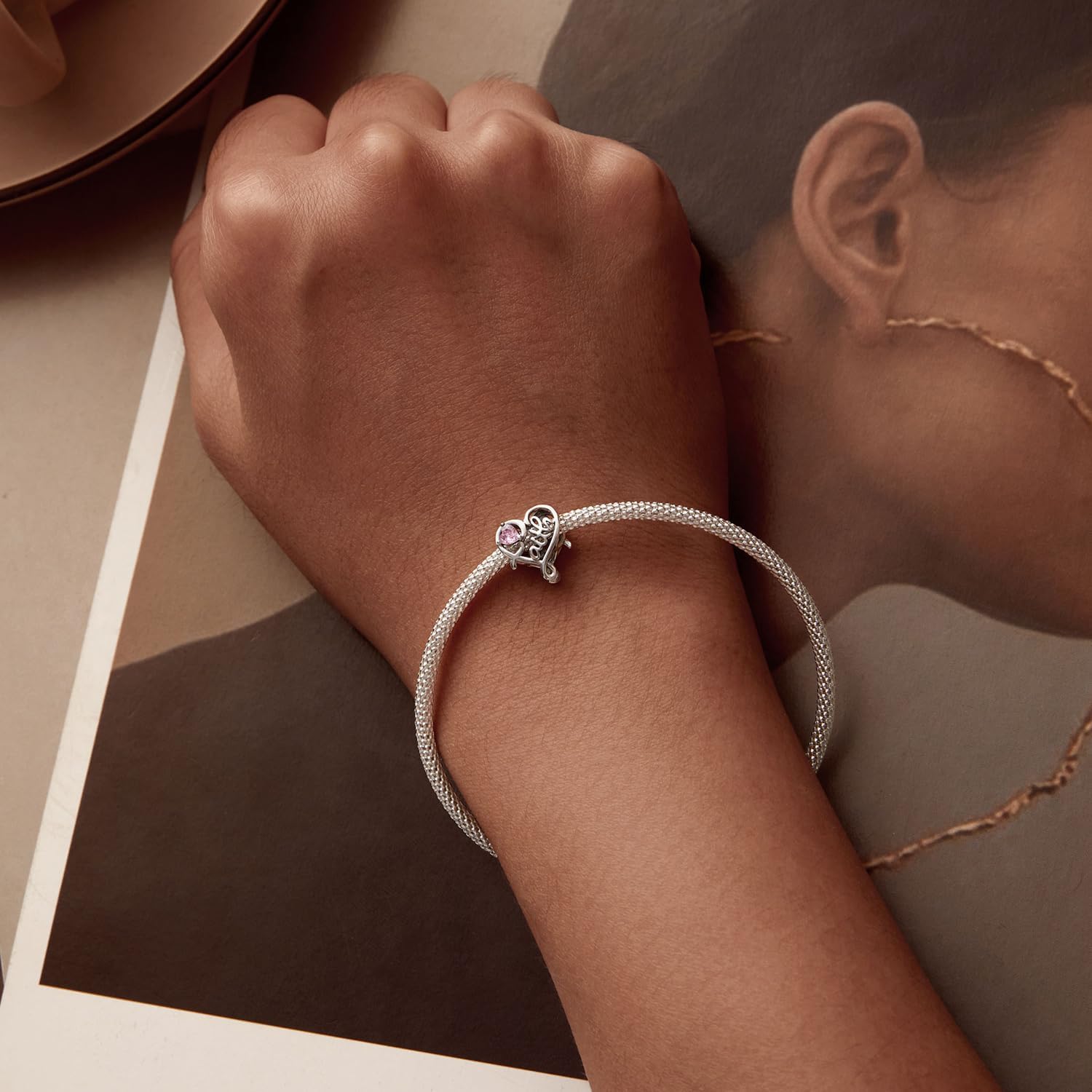 Faith Charms 925 Sterling Silver Beads fit Pandora Bracelets Necklace for Women - Image 6