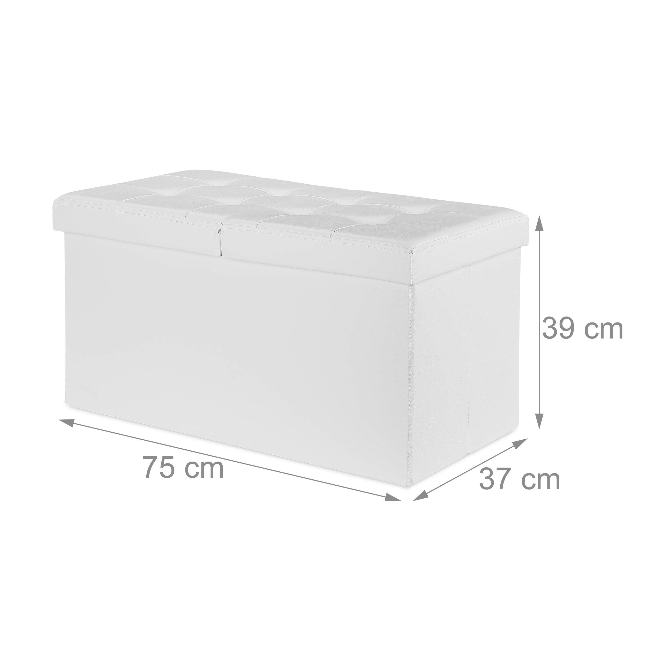 Dune Design Zitbankje met Opbergruimte 110 cm - Kunstleer Zitbank tot