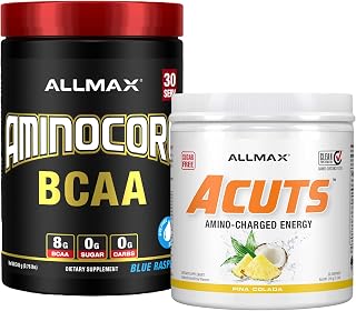 ALLMAX Aminocore BCAA + ACuts Amino Energy Stack, Amino Acid Supplement